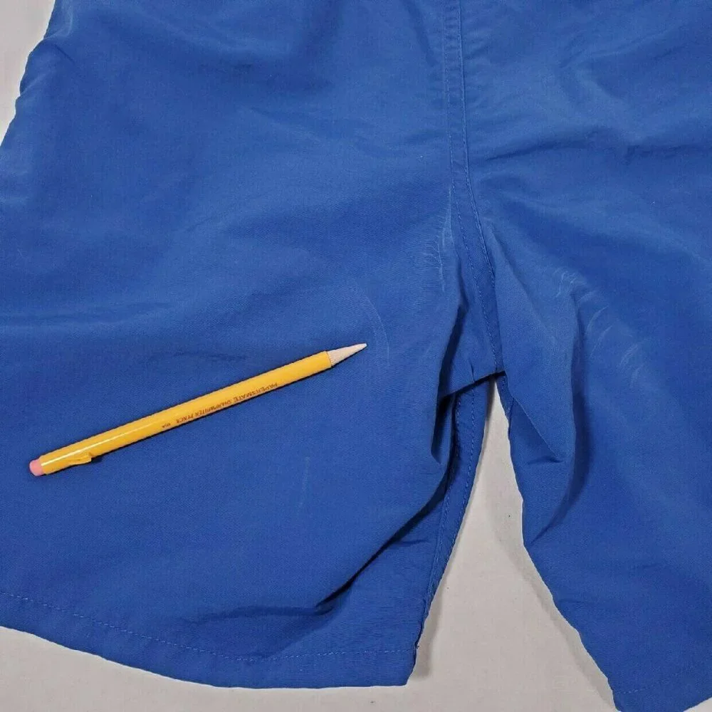 Patagonia Kids Bright Blue Swim Trunks